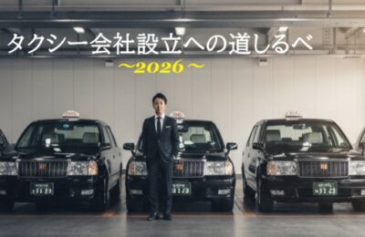 【失敗しない】タクシー会社設立の全プロセス：許可取得から開業までのロードマップ