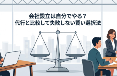 会社設立は自分でやる？代行と比較して失敗しない賢い選択法
